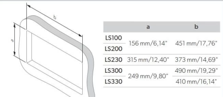 Вентиляционная решетка для газовых холодильников LS200